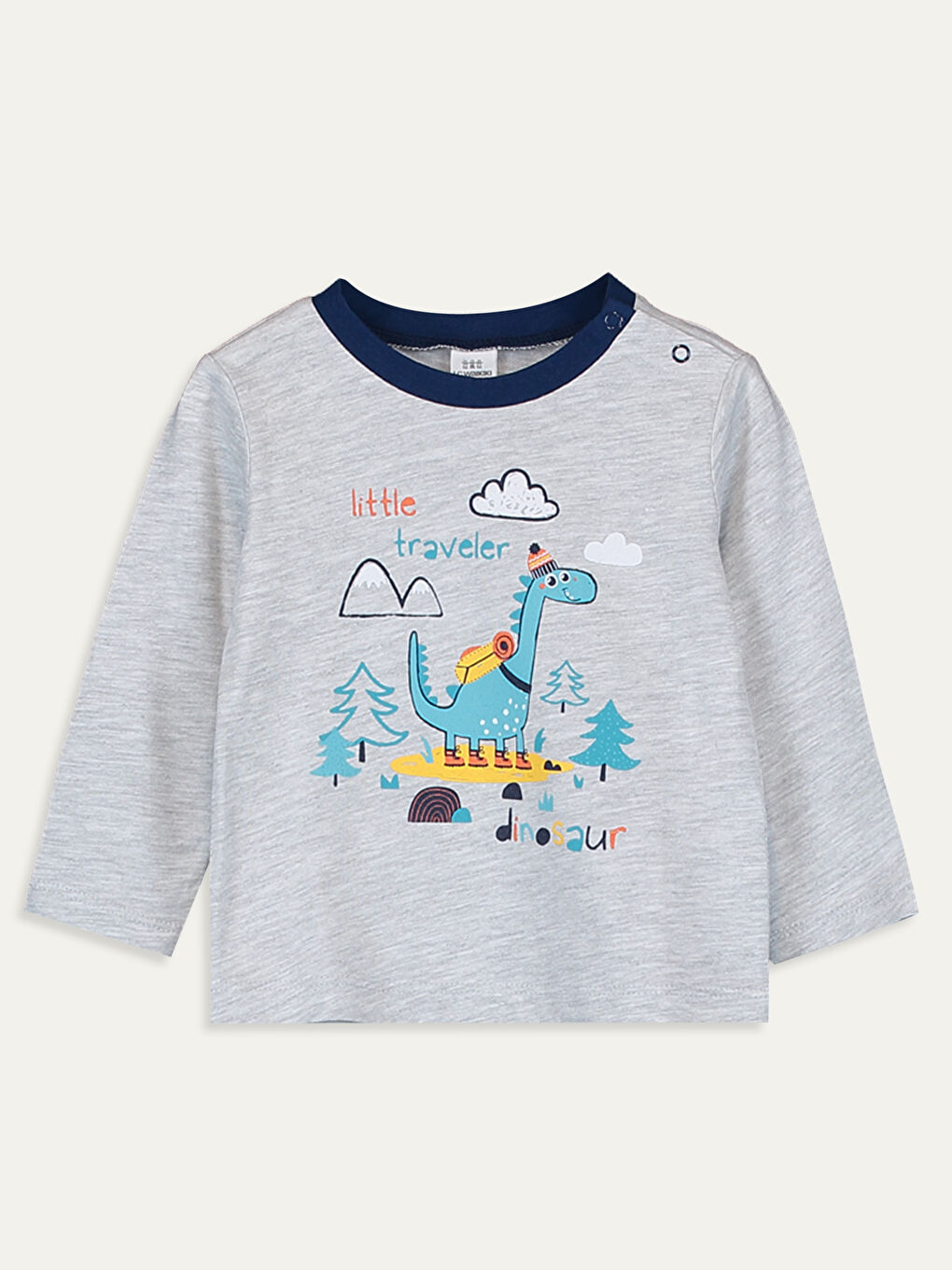 Beyaz Erkek Bebek Pijama Takımı-2