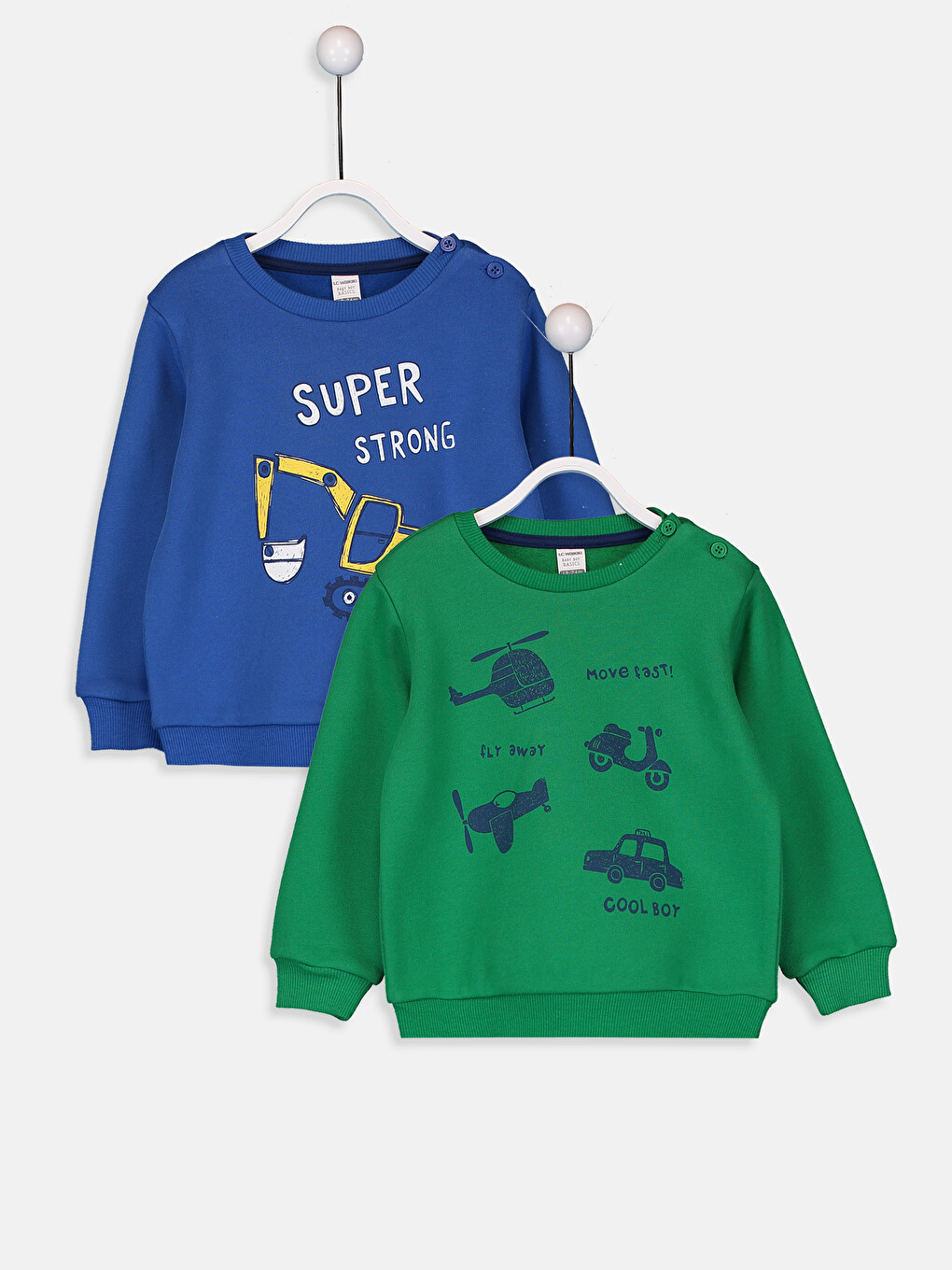2-pack Baby Boy’s Printed Sweatshirt