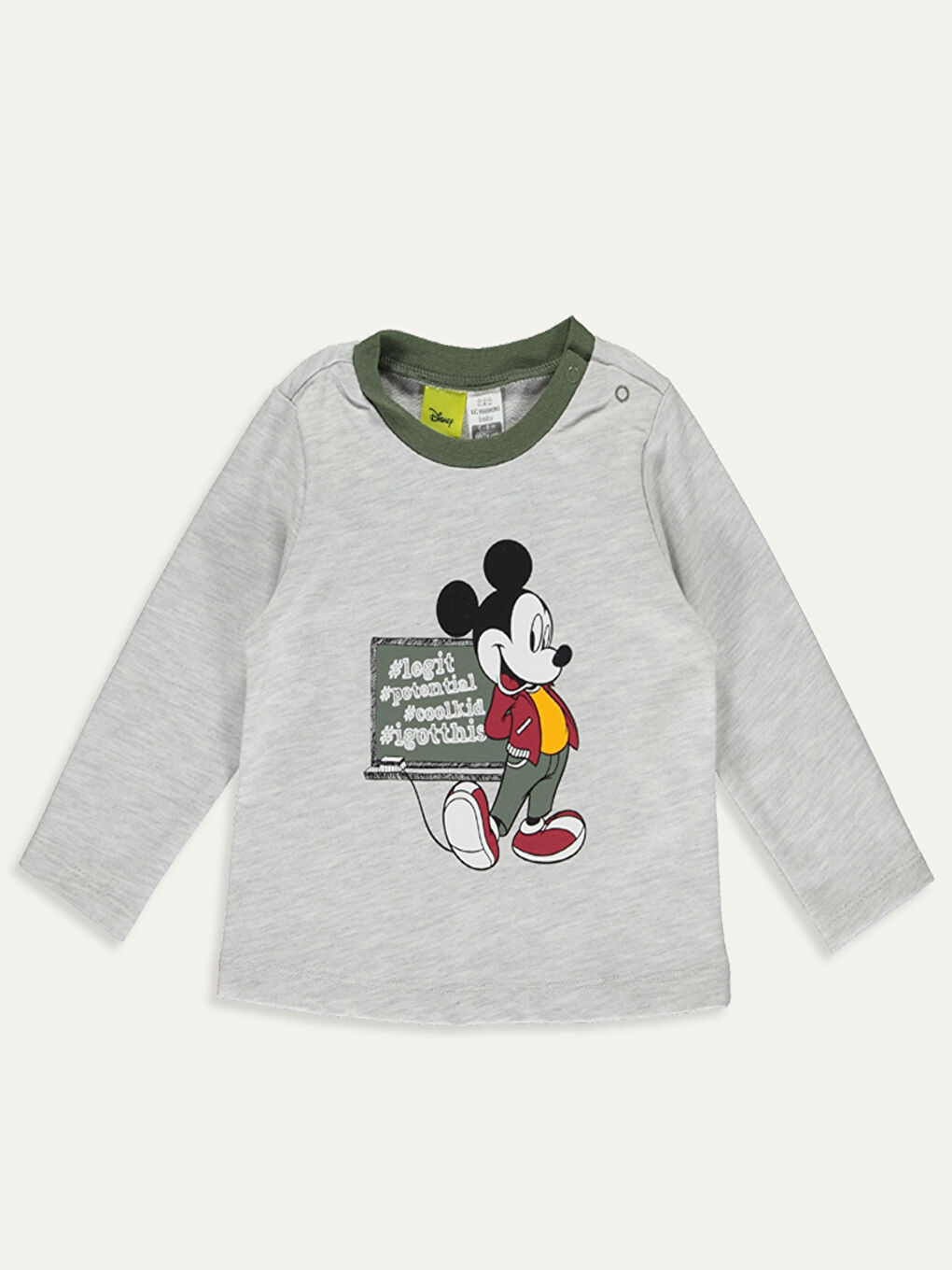 Baby Boy’s Mickey Mouse Printed Pyjamas Set-2