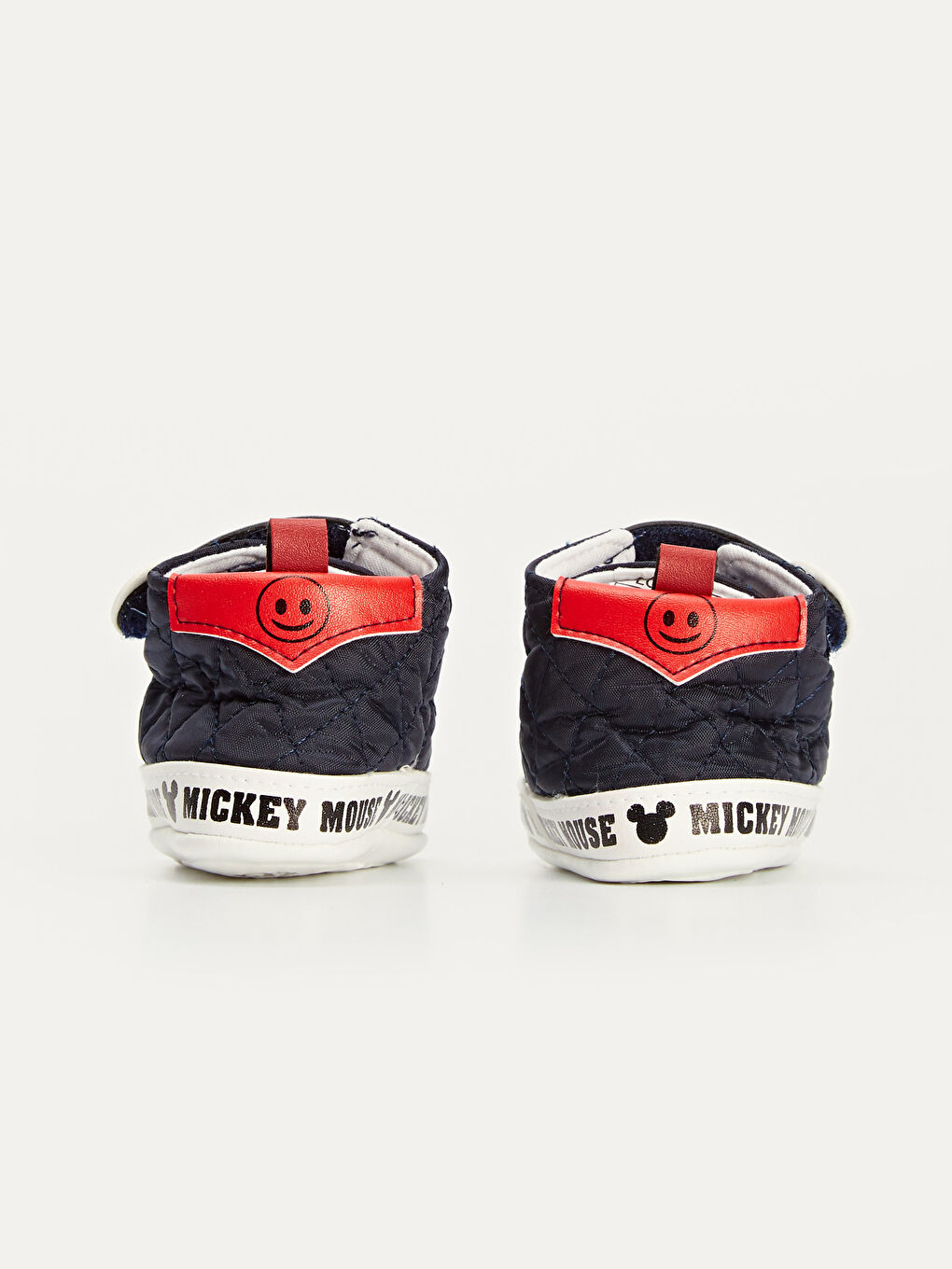 Lacivert Erkek Bebek Mickey Mouse Lisanslı Yürüme Öncesi Ayakkabı-3