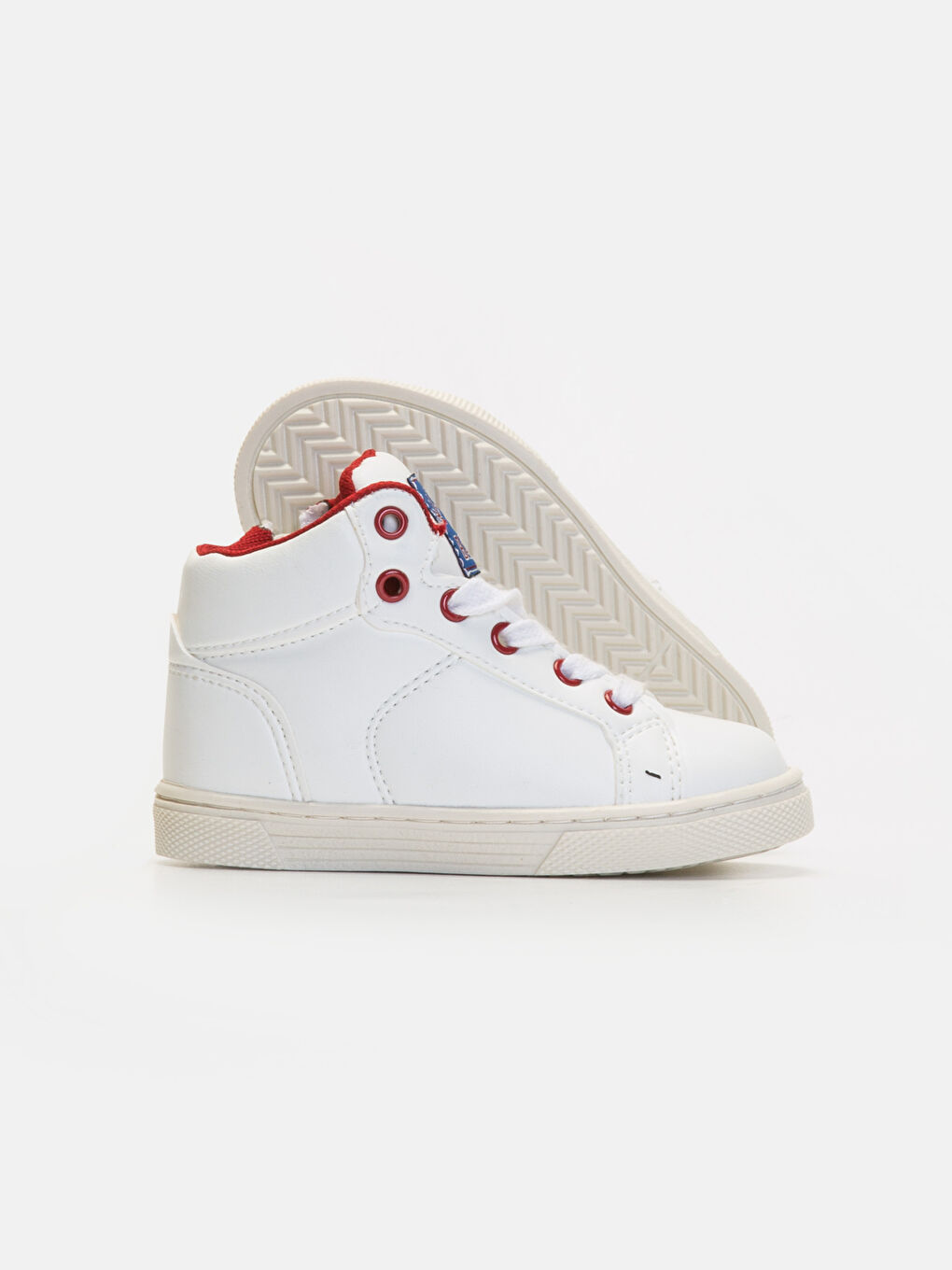 Beyaz Erkek Bebek Günlük Bilekli Ayakkabı-2