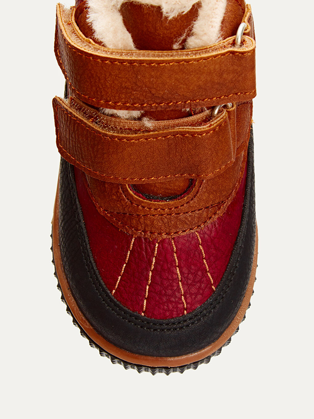 Kahverengi Erkek Bebek Kürk Astarlı Cırt Cırtlı Bot-4