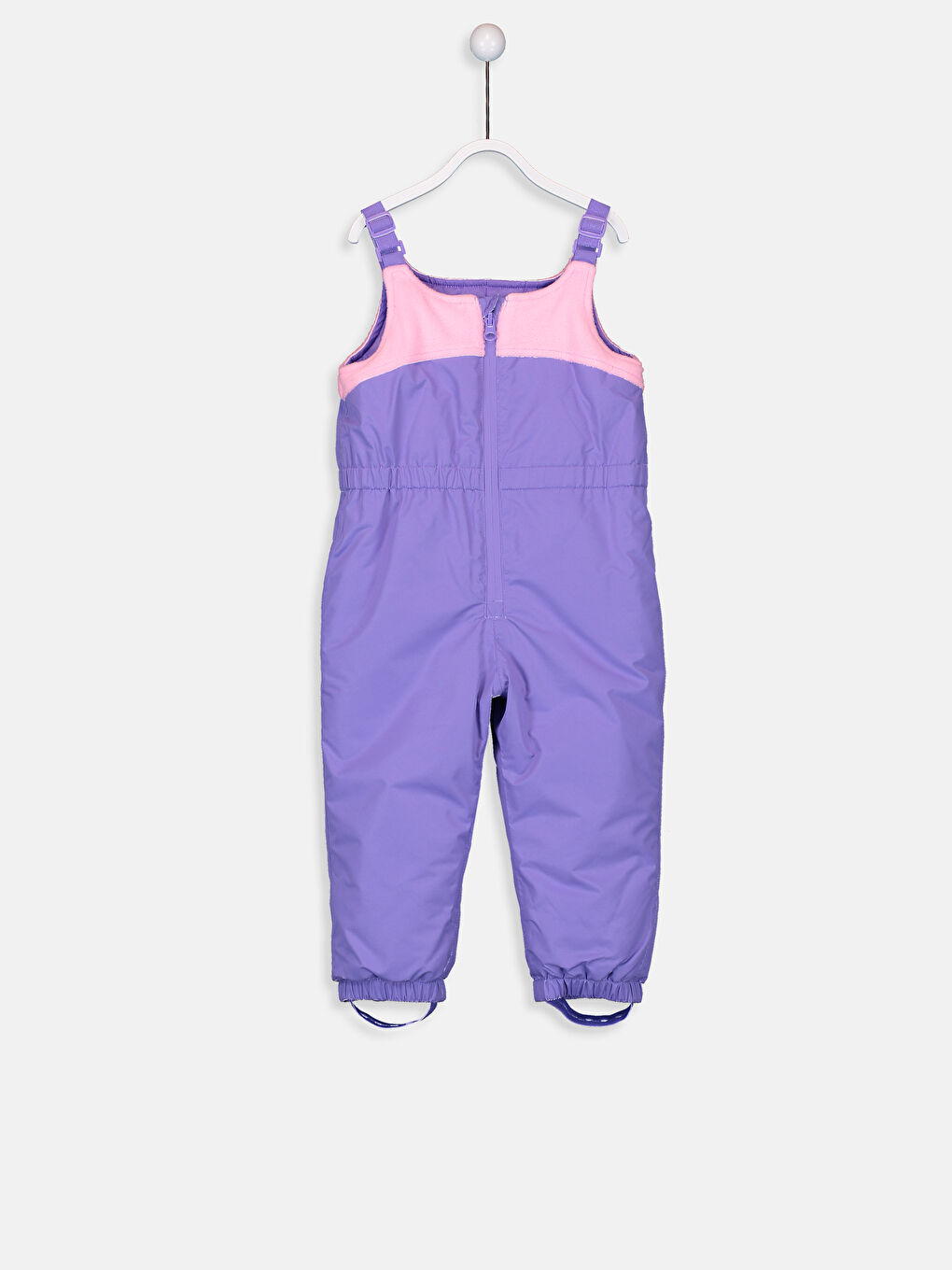 Hooded Long Sleeved Baby Girl Zippered Ski Coat and Ski Jumpsuit 2-Pack-3