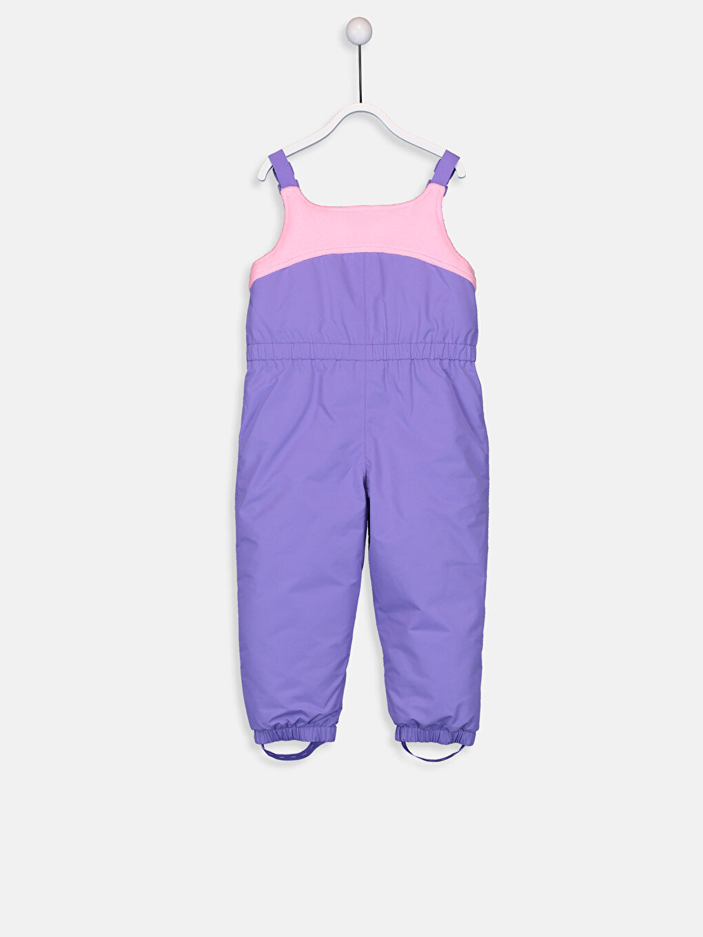 Hooded Long Sleeved Baby Girl Zippered Ski Coat and Ski Jumpsuit 2-Pack-4