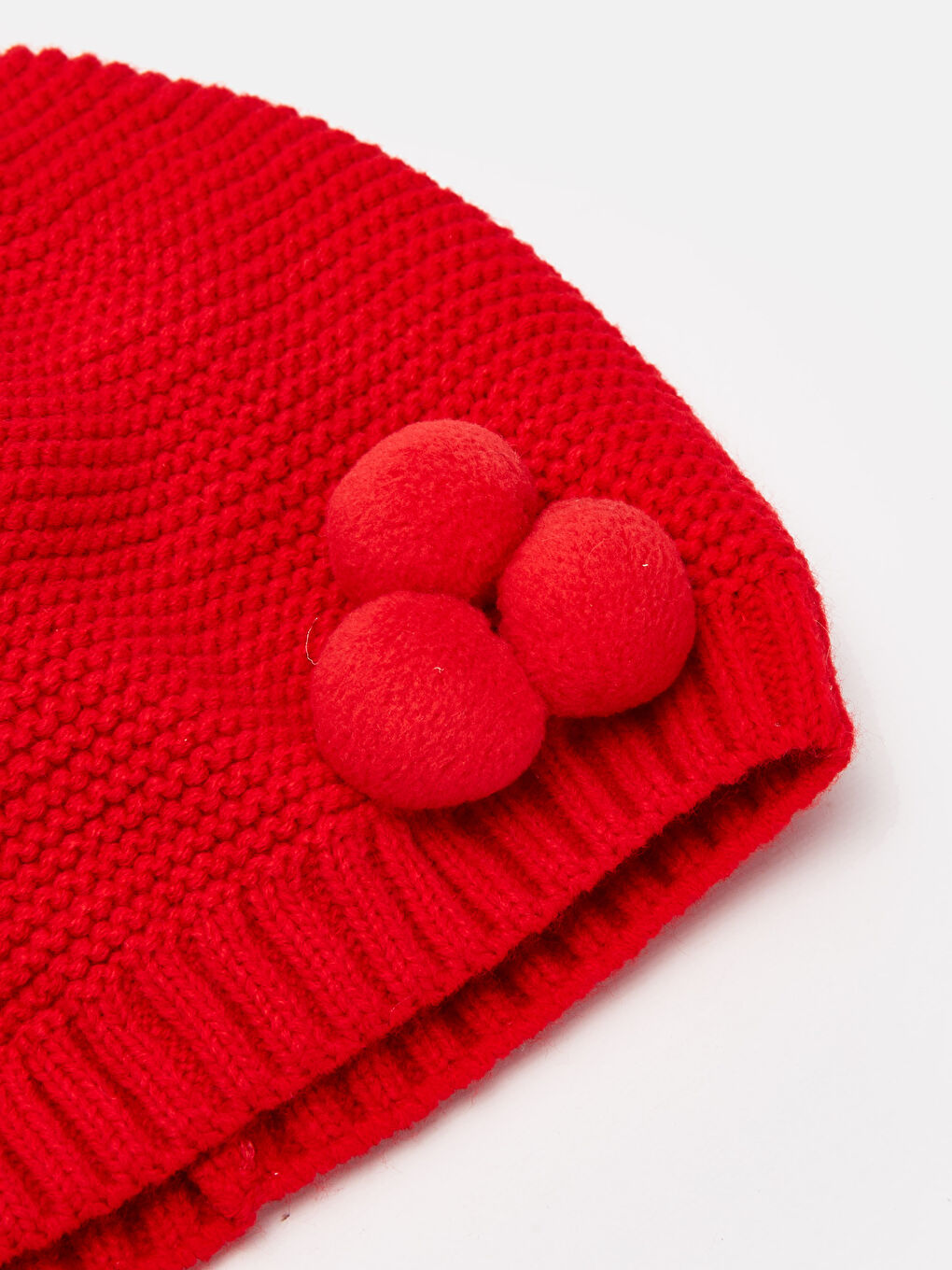 Baby Girl RED Beanie-1
