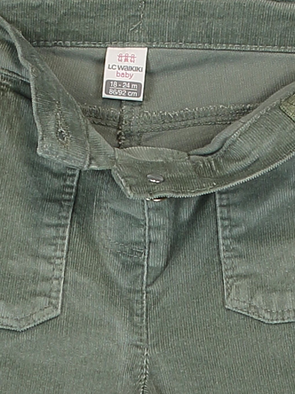 سروال اخضر طفلة صغيرة-2