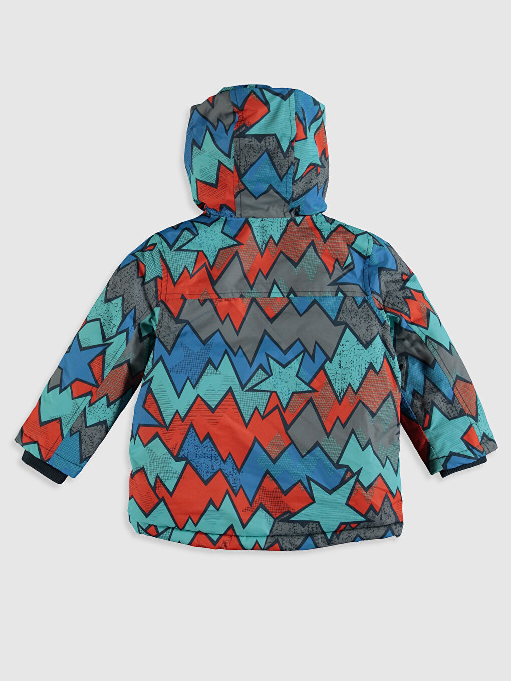 Пальто с капюшоном и длинным рукавом для малышей мальчиков на молнии и лыжный костюм, комплект из 2 предметов-2