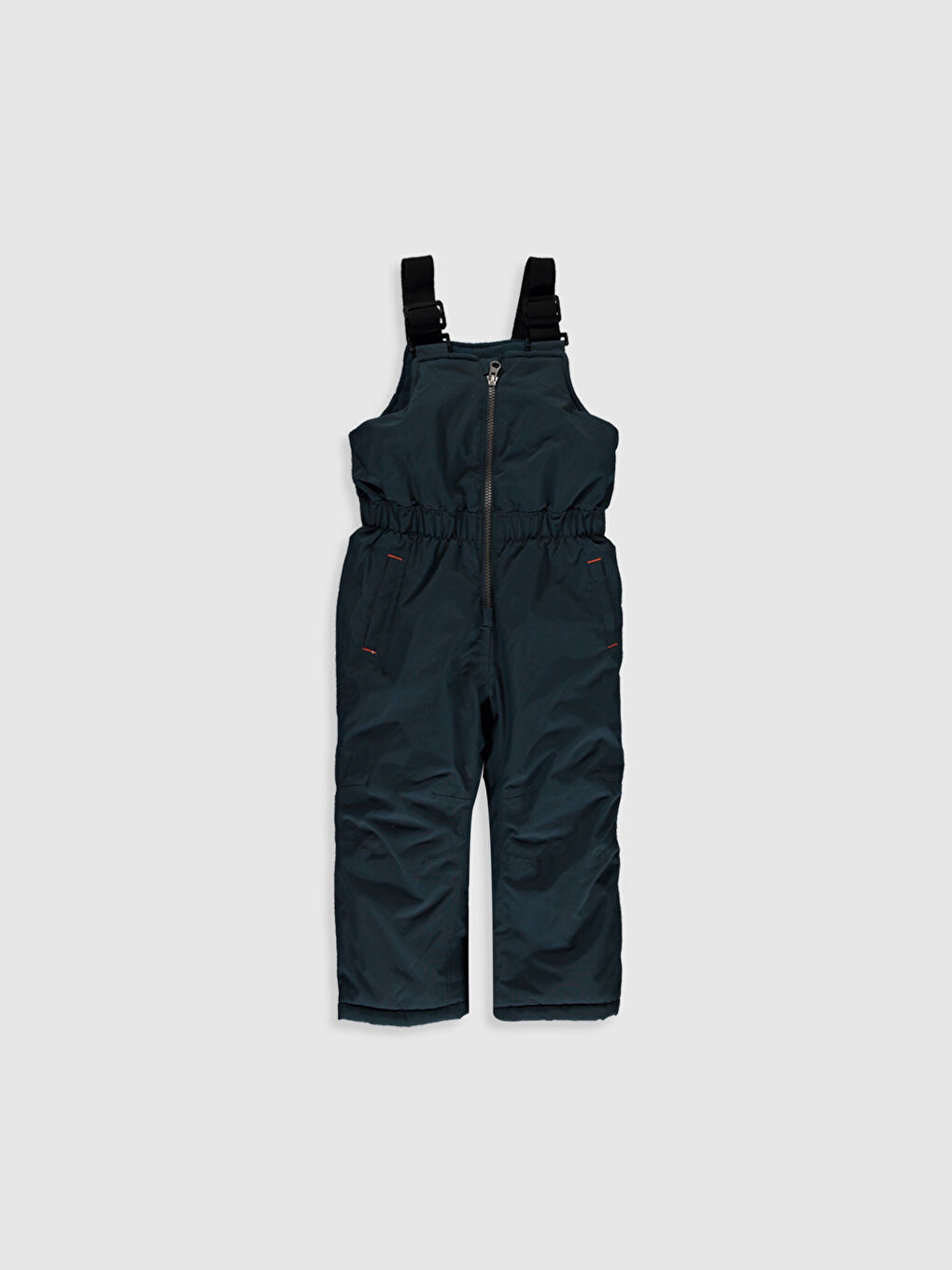 Пальто с капюшоном и длинным рукавом для малышей мальчиков на молнии и лыжный костюм, комплект из 2 предметов-3