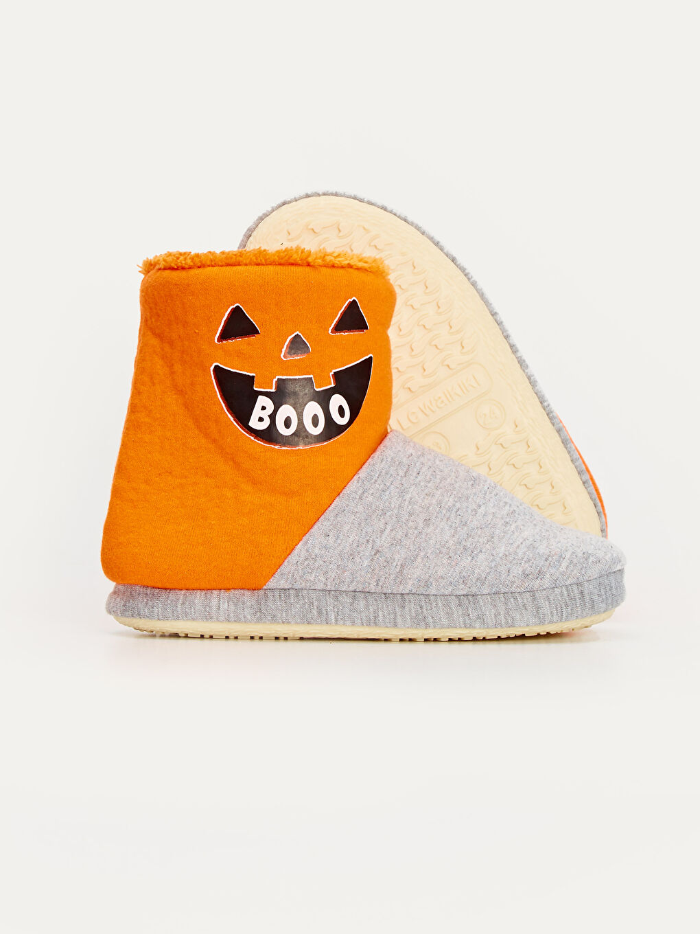 Малыши мальчики Серый Домашние сапожки-тапочки-2