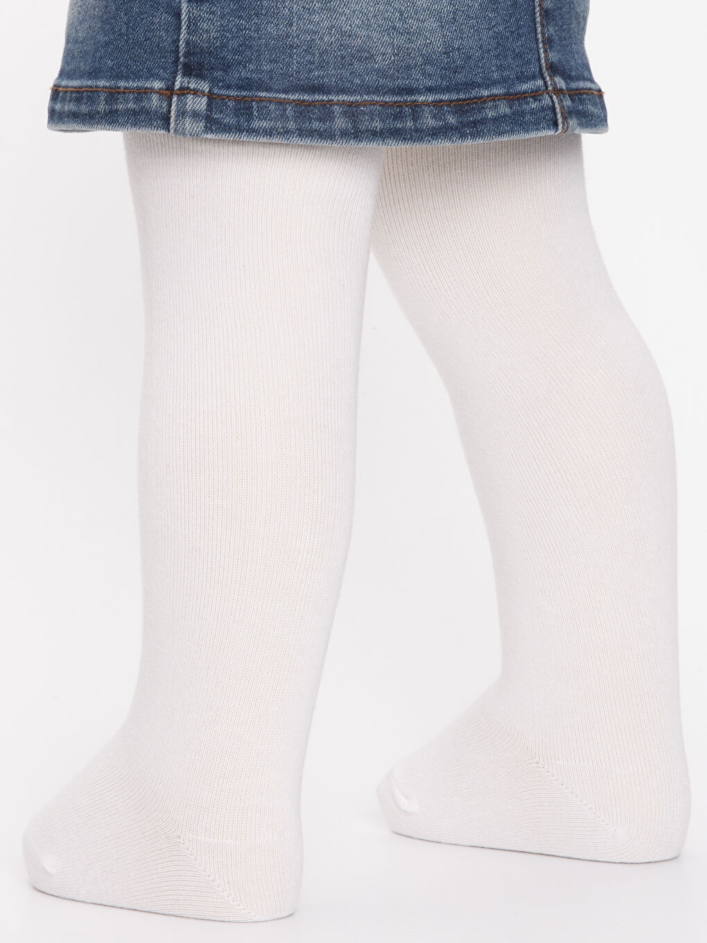 Ekru Erkek Bebek Külotlu Çorap-5
