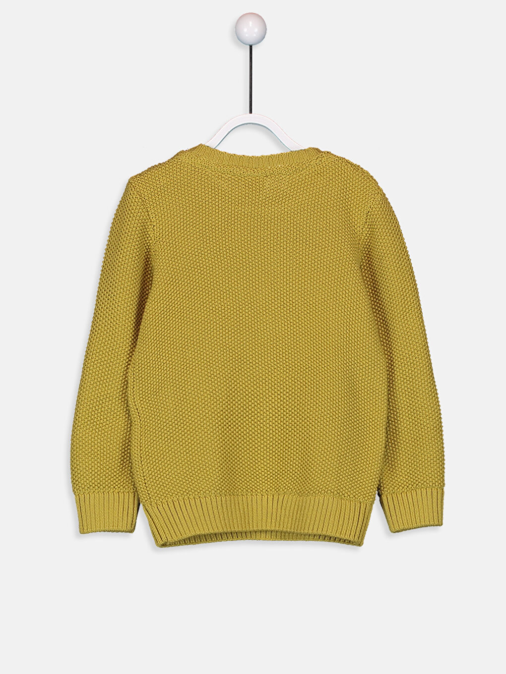 Yeşil Bisiklet Yaka Erkek Bebek Kazak-1