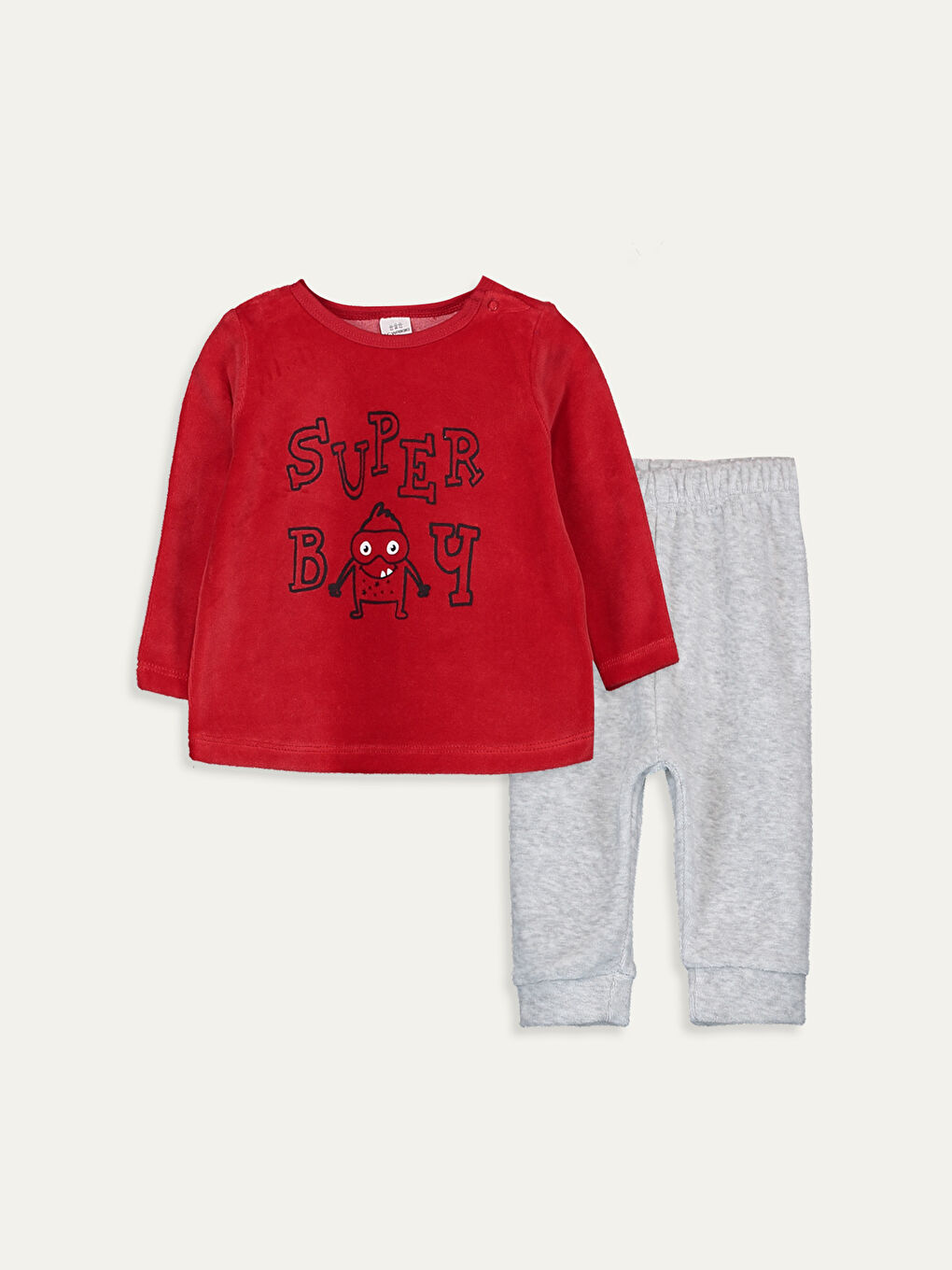 Baby Boy’s Velvet Pyjamas Set
