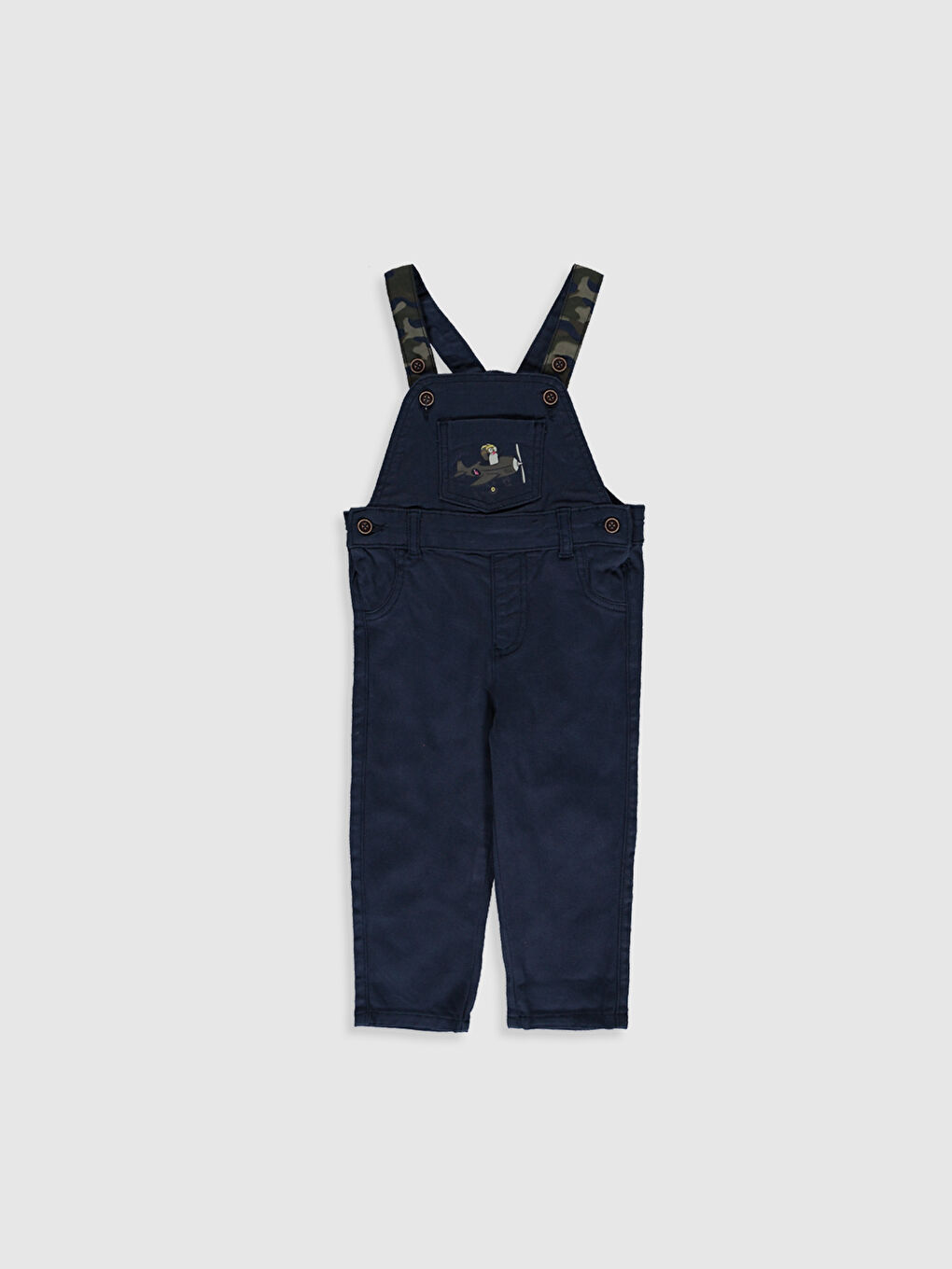 Baby Boy NAVY Dungarees-1