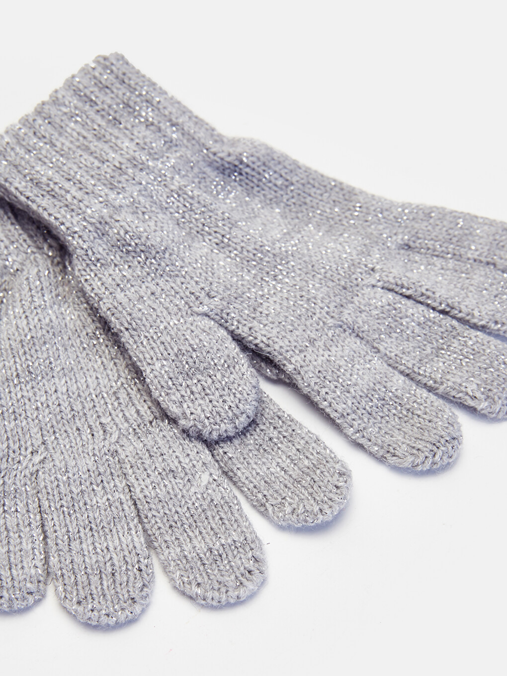 Baby Girl Grey Gloves-3