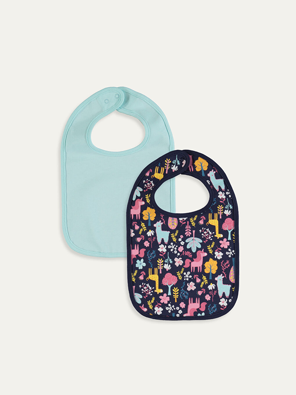 Baby Girl NAVY Bib