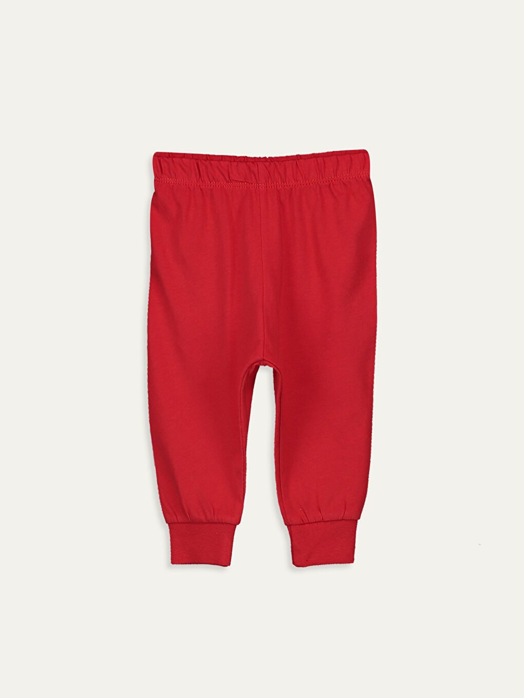 Gri Bisiklet Yaka Uzun Kol Baskılı Kız Bebek Pijama Takımı-3