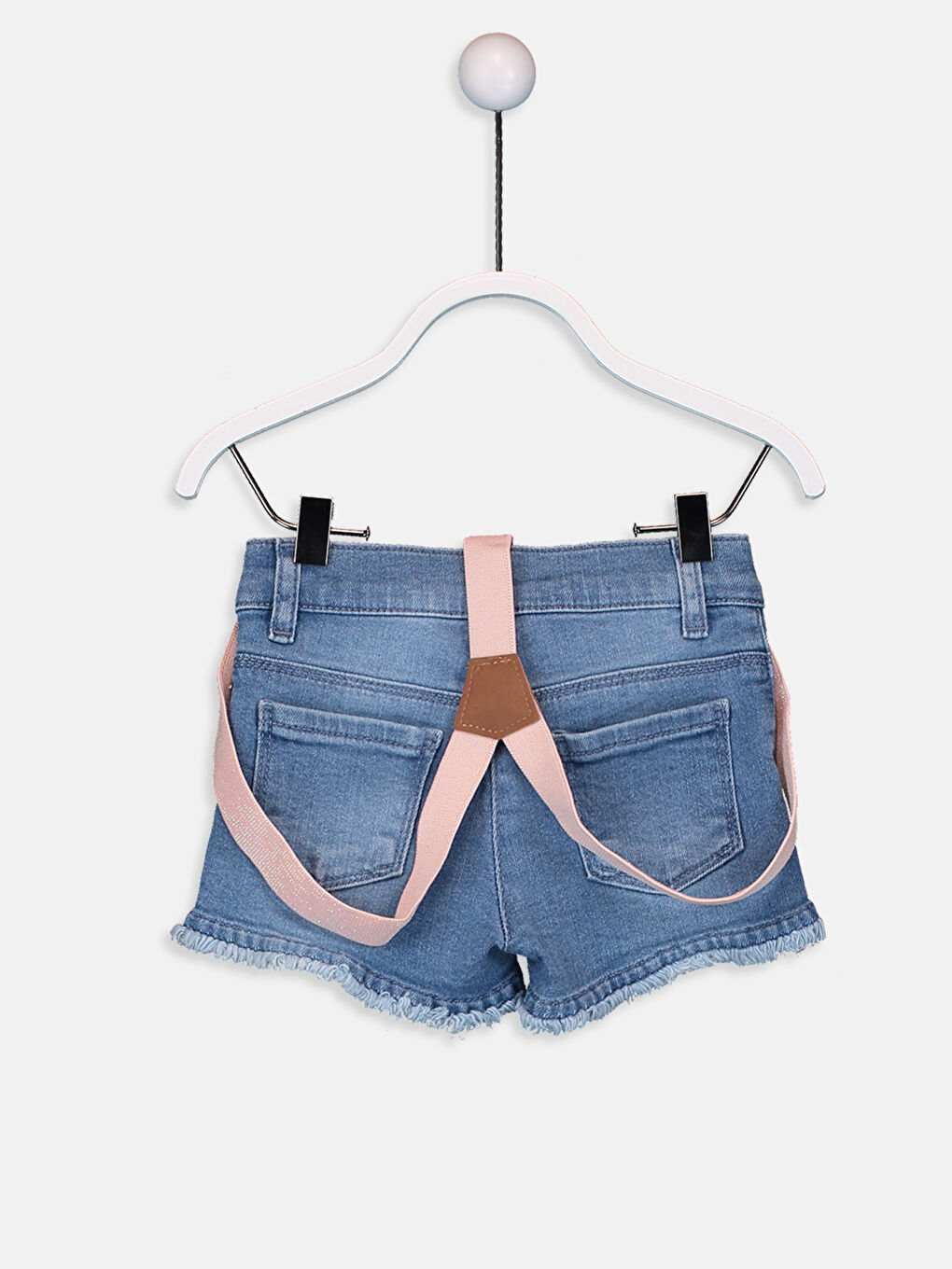 Orta İndigo Rodeo Jean Şort-1