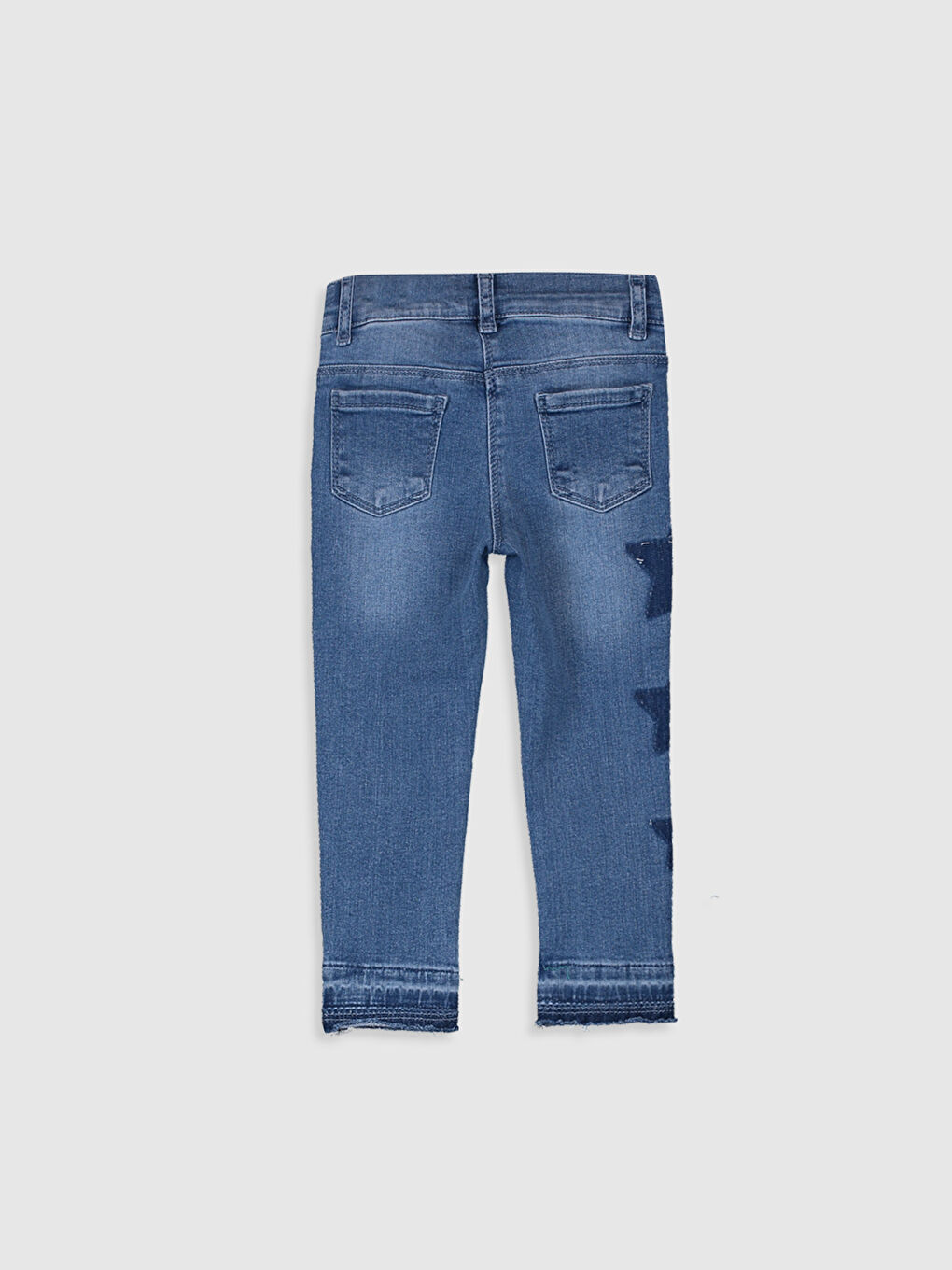 Orta İndigo Rodeo Jean Pantolon-1