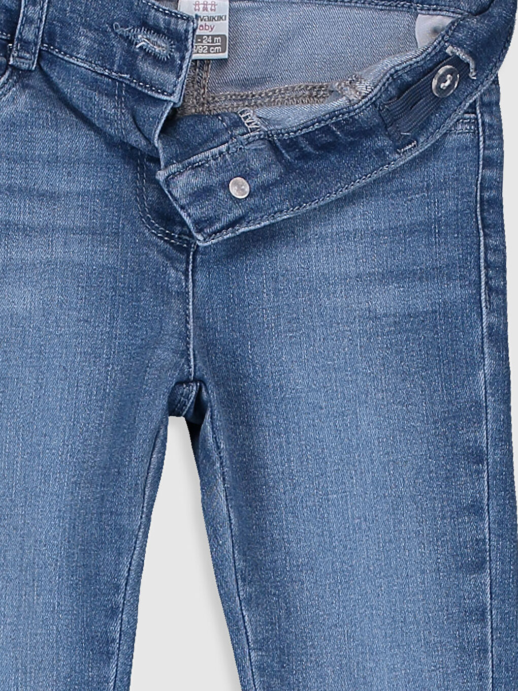 Orta İndigo Rodeo Jean Pantolon-2