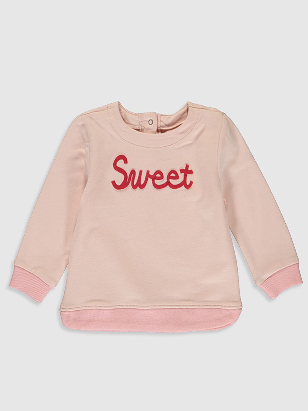 طقم وردى طفلة صغيرة-2