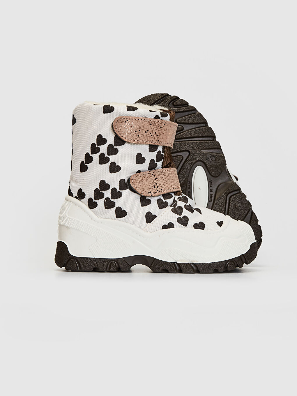 Қыз балаға арналған қалың табанды, ішкі жүні бар етік-2