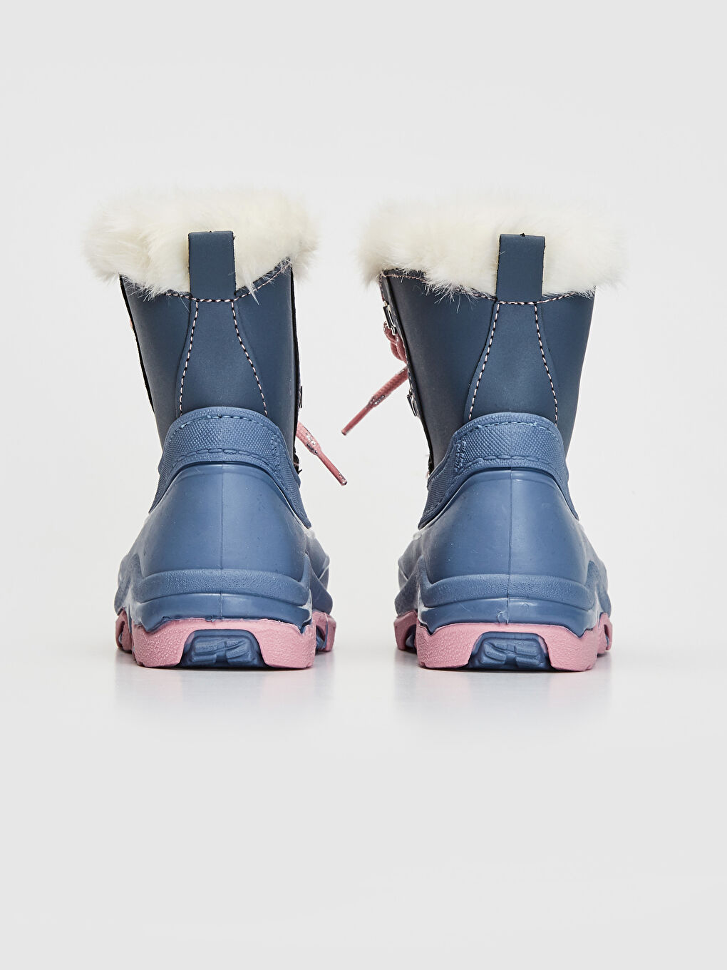 İndigo Kız Bebek Kürk Astarlı Kalın Taban Bot-3