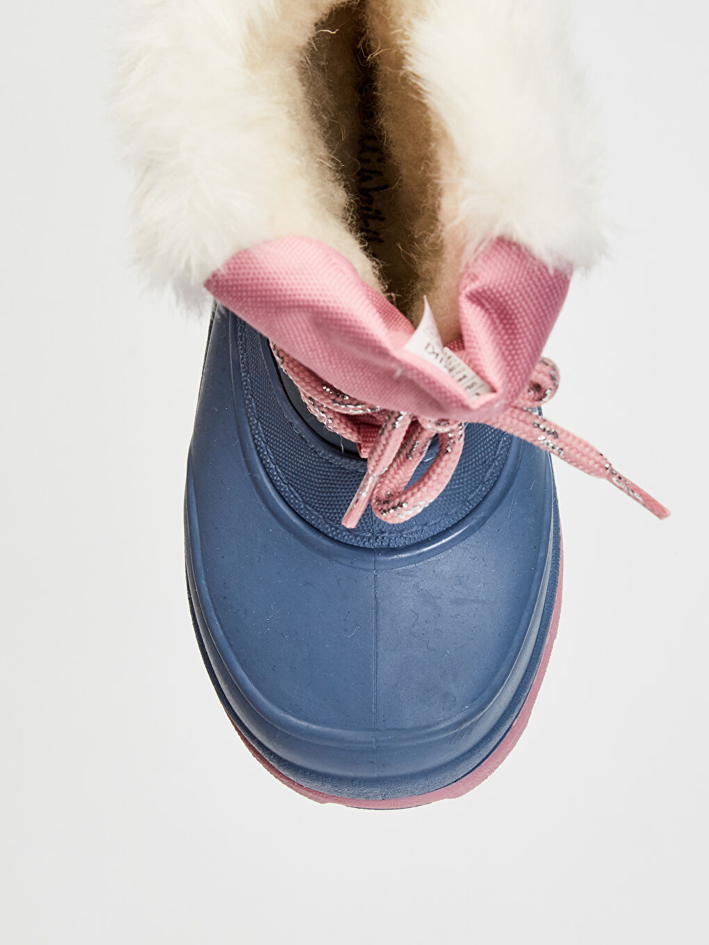 İndigo Kız Bebek Kürk Astarlı Kalın Taban Bot-4