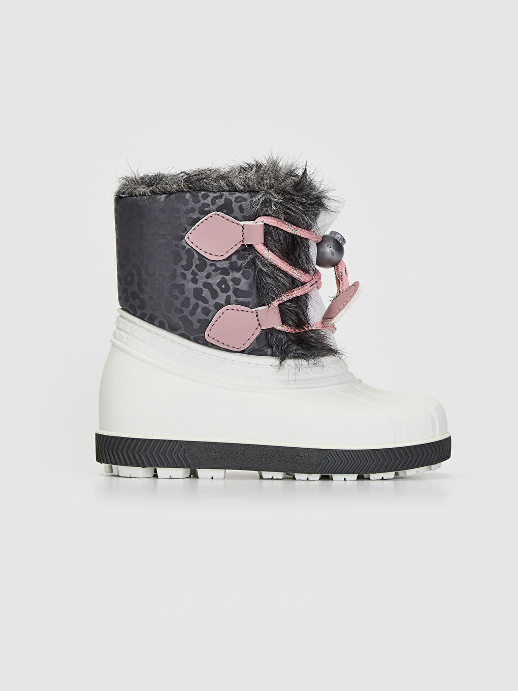 Ботинки на толстой подошве с меховой подкладкой для малышек девочек