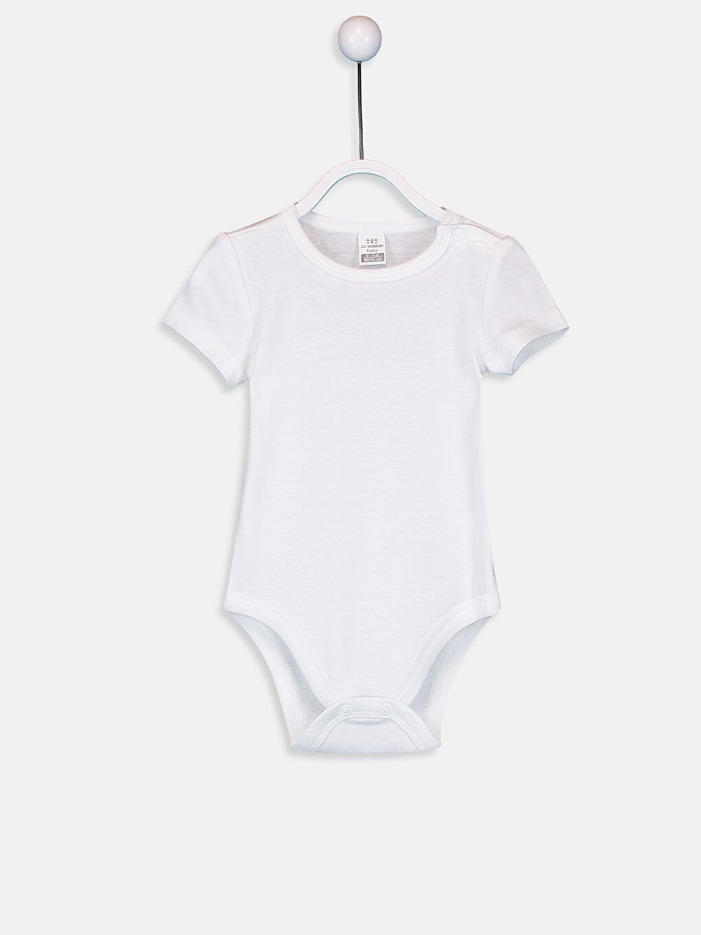 Baby Girl WHITE Bodysuit-2