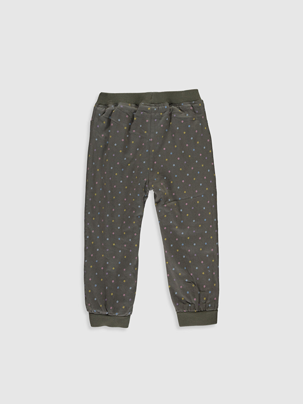 Haki Standart Kalıp Kız Bebek Pantolon-1