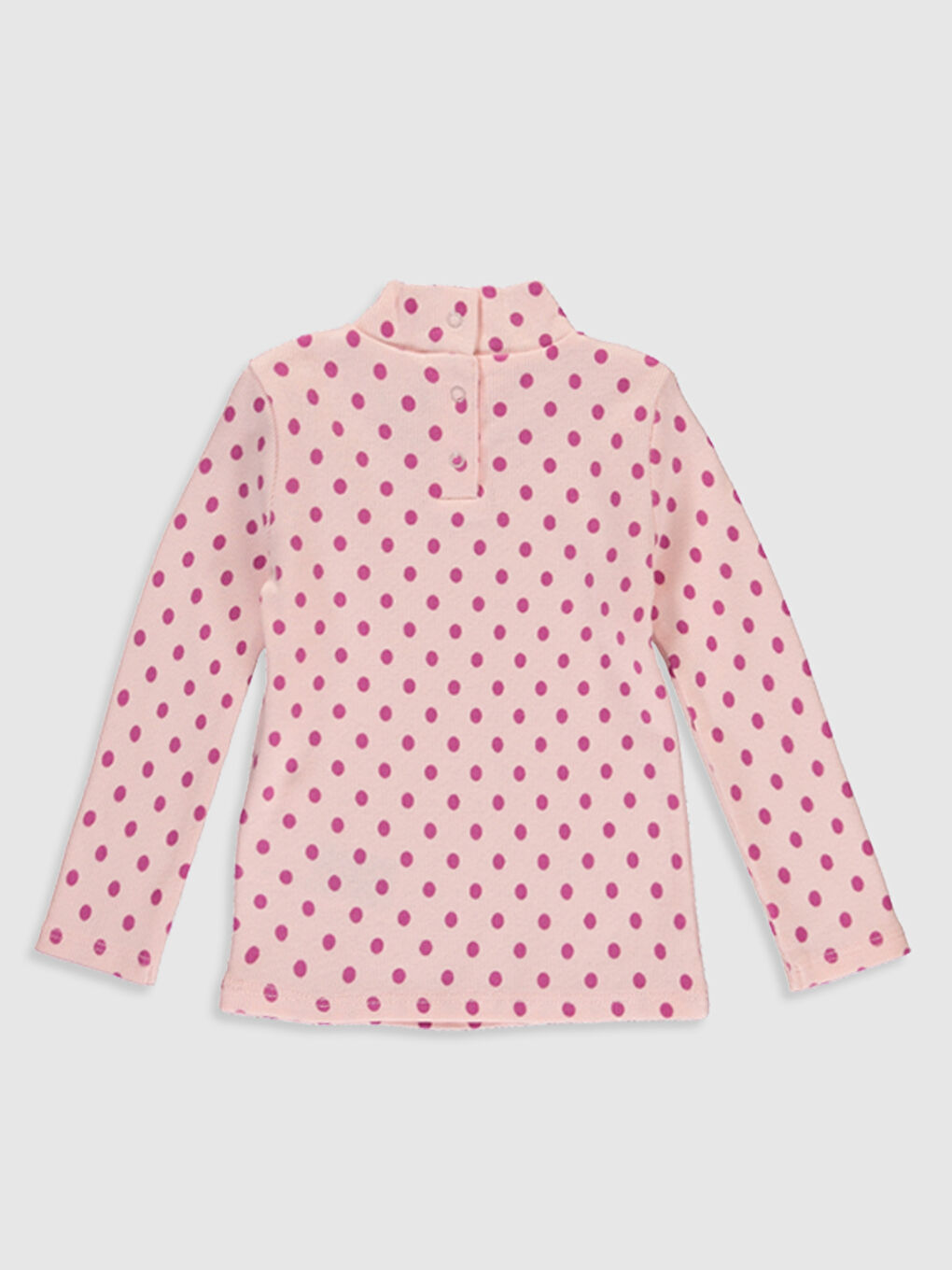 Açık Pembe Baskılı Tişört-1