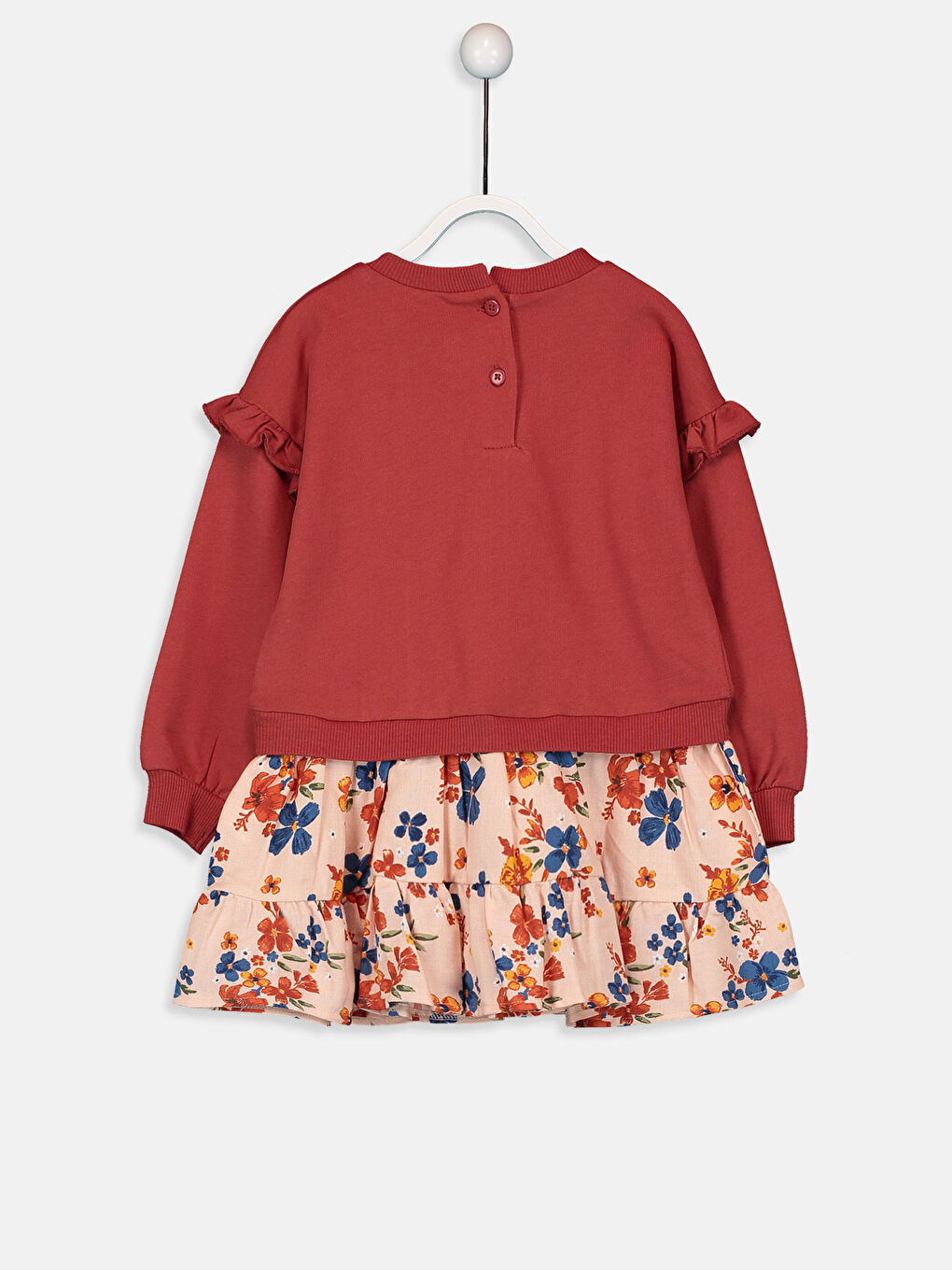 Koyu Turuncu Elbise-1