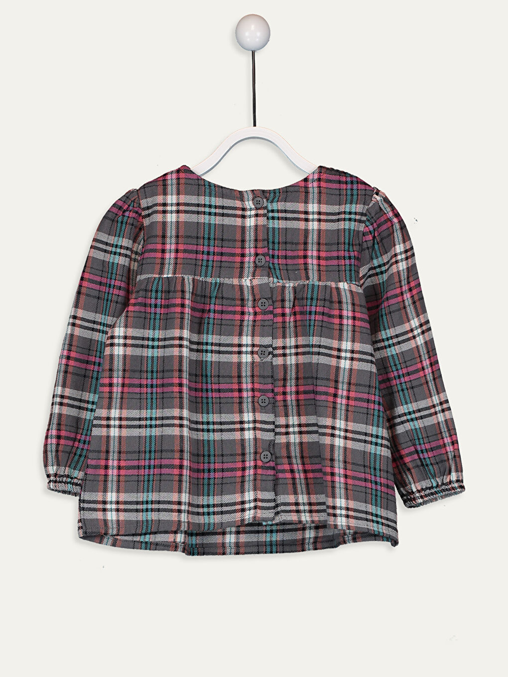 Chemise GRIS Bébé Fille-1