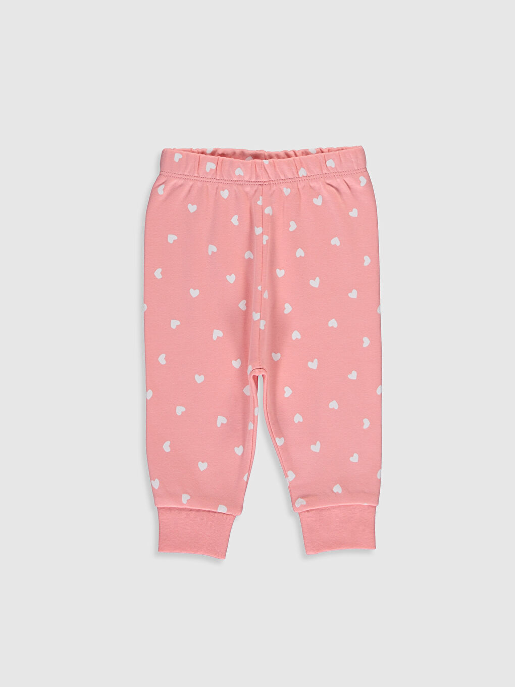 Baby Girl's Figured Plush Pyjamas Set-3