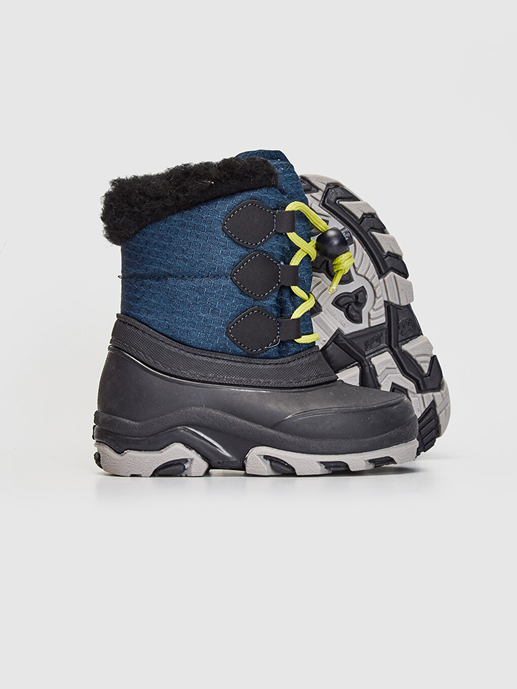 Lacivert Erkek Bebek Kalın Tabanlı Bot-2