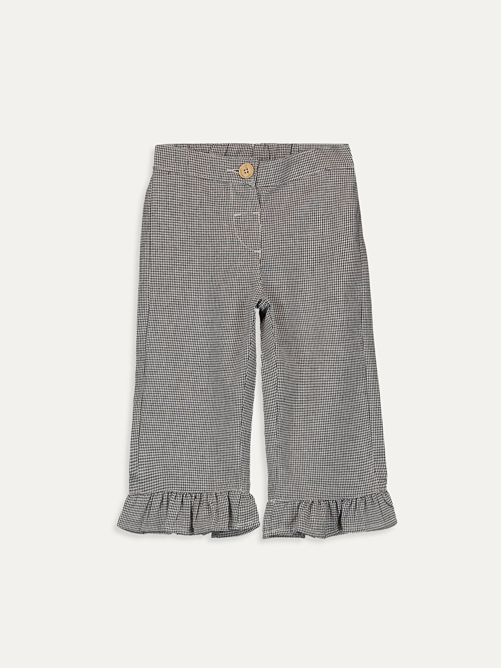 Siyah Ekoseli Pantolon