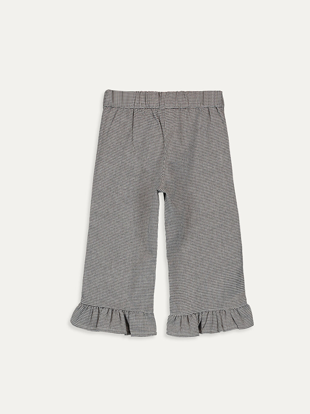 Siyah Ekoseli Pantolon-1