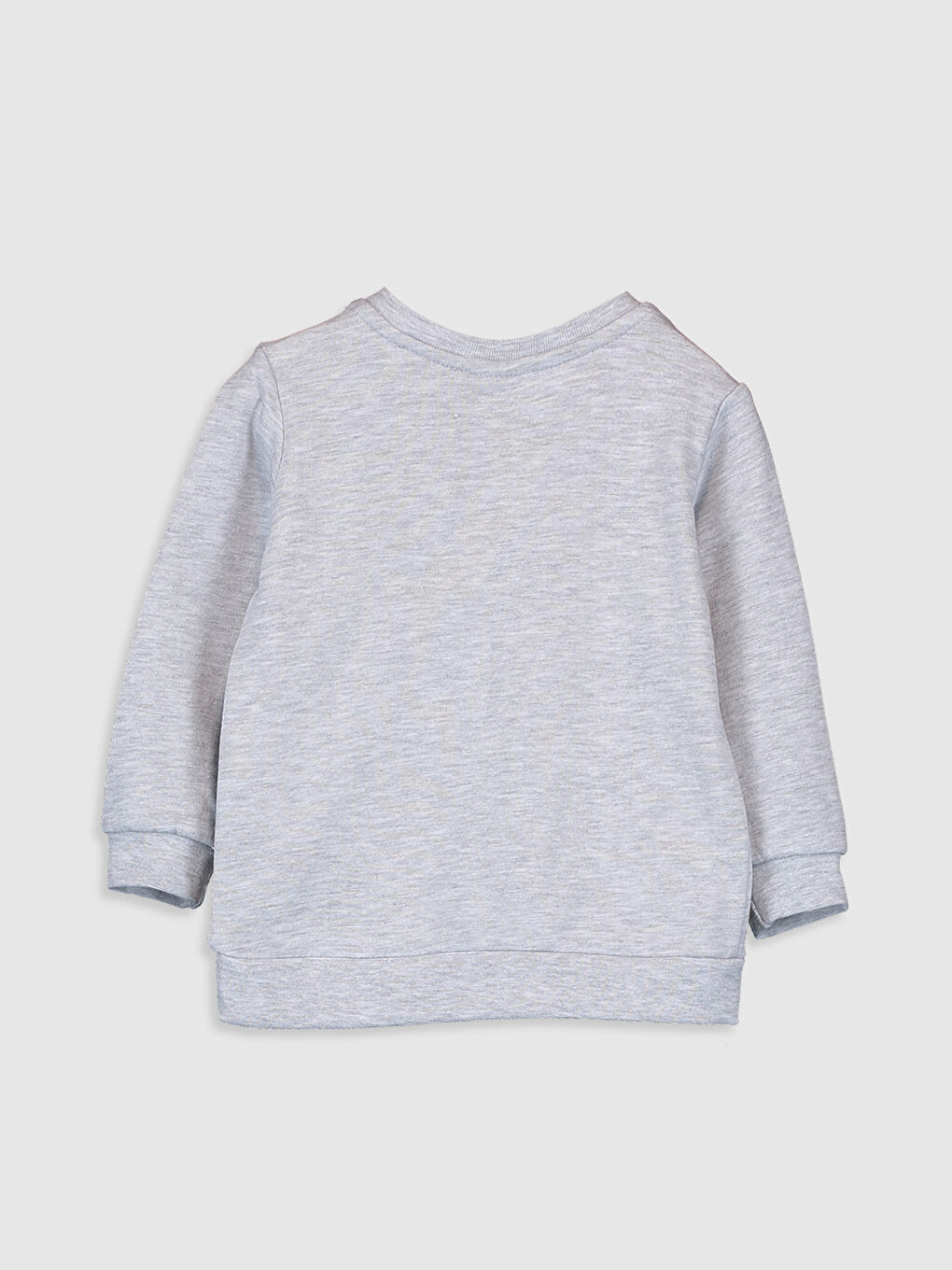 Bej Taş Rengi Melanj Sweatshirt-1