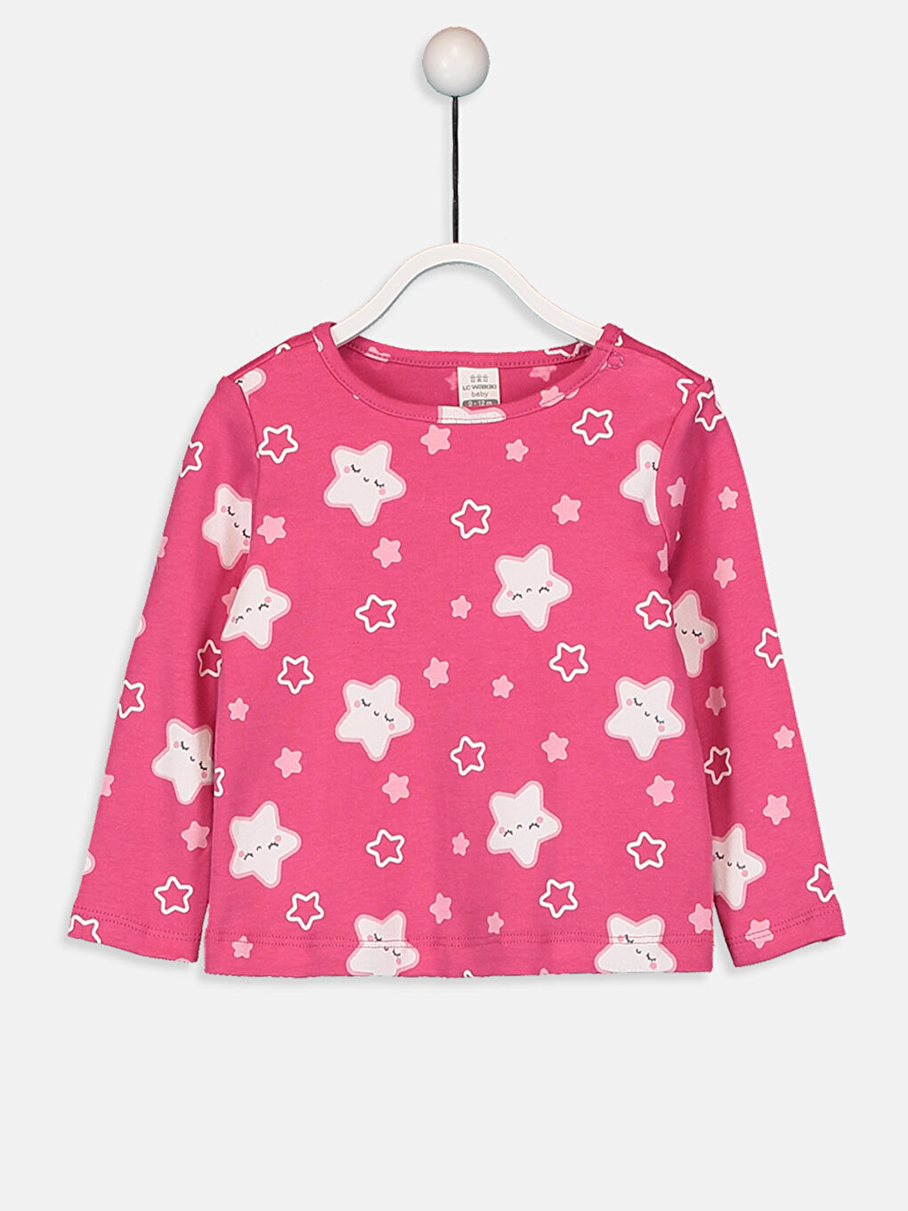 Beyaz Kız Bebek Baskılı Pijama Takımı 4'lü-2