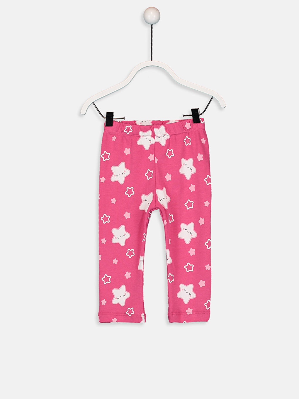 Beyaz Kız Bebek Baskılı Pijama Takımı 4'lü-4