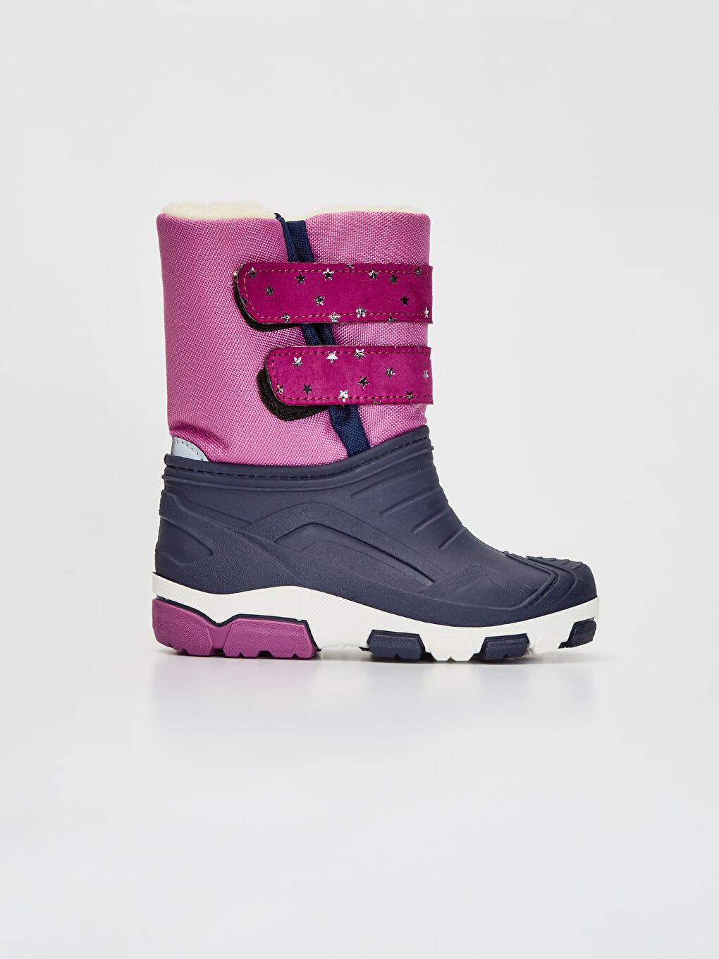 Ботинки на толстой подошве с застежкой-липучкой для малышек девочек