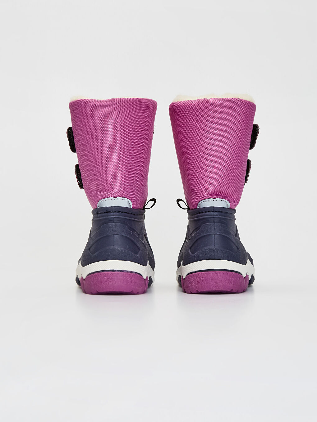 Ботинки на толстой подошве с застежкой-липучкой для малышек девочек-3