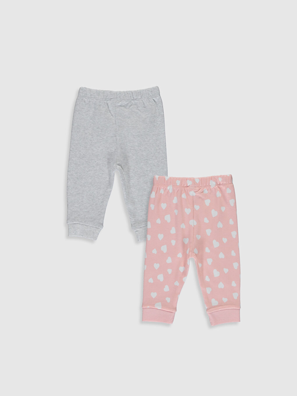 Elasticated Waist Baby Girls' Pyjama Bottoms 2 Pack-1