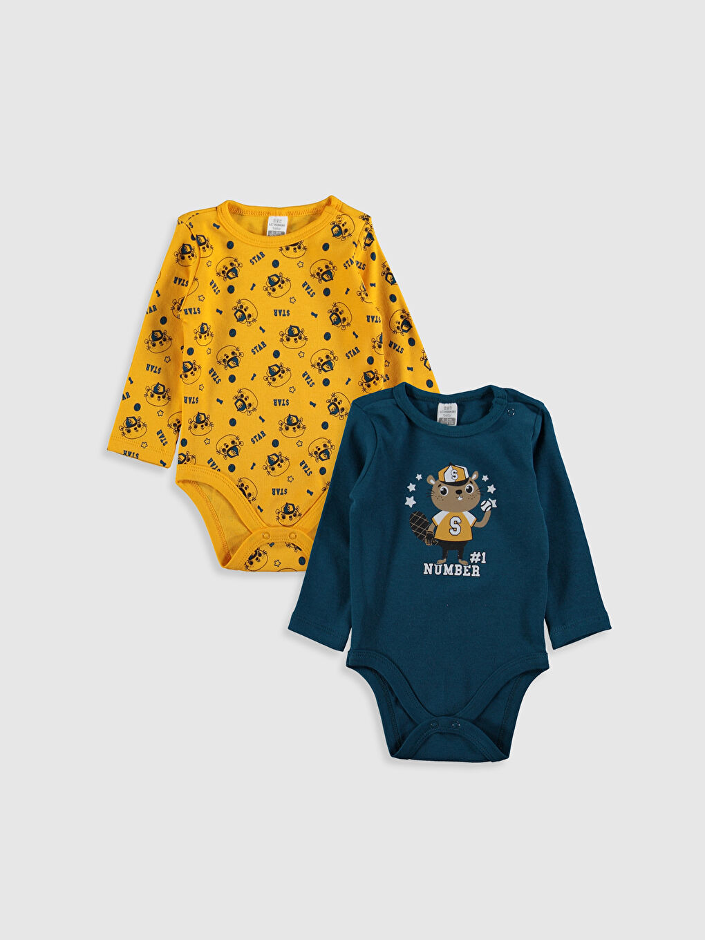 2-pack Baby Boy’s Figured Bodysuit