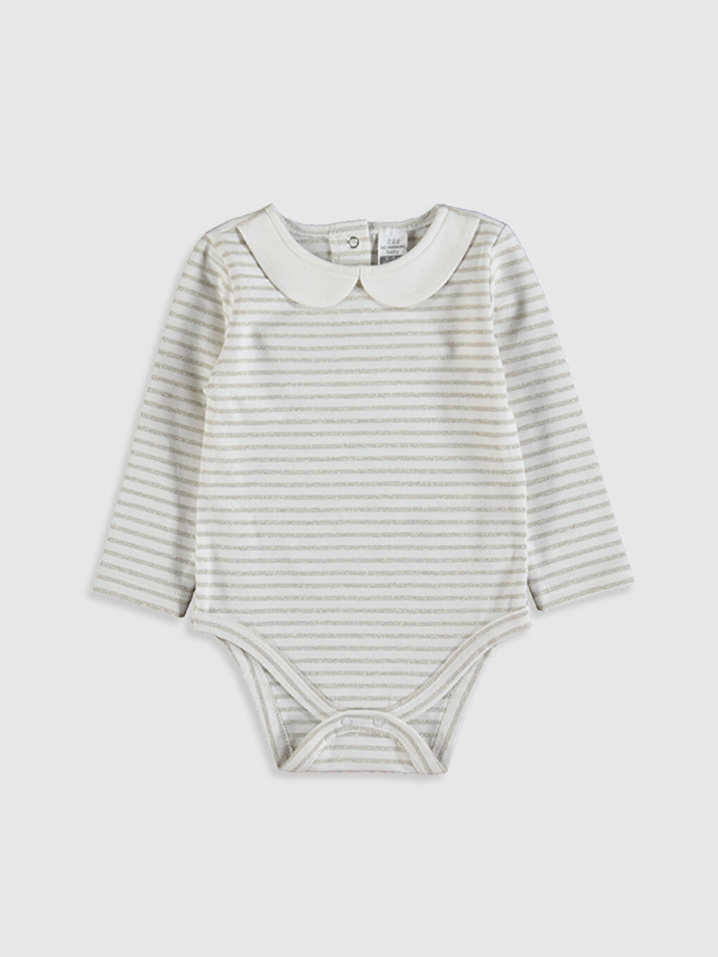 Açık Sarı Çizgili Tişört