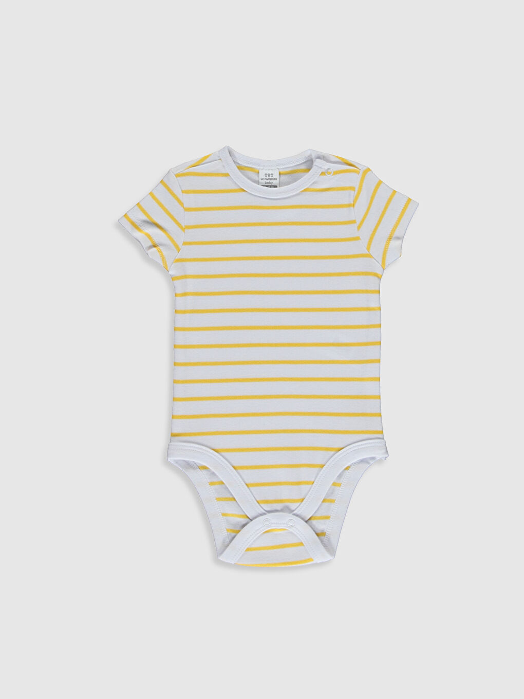 Mavi Erkek Bebek Pamuklu Çıt Çıtlı Body 2'li-8