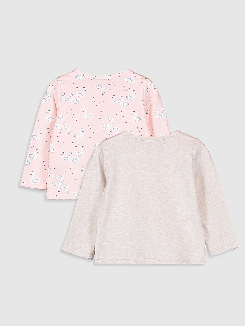 Ekru Melanj Tişört-1