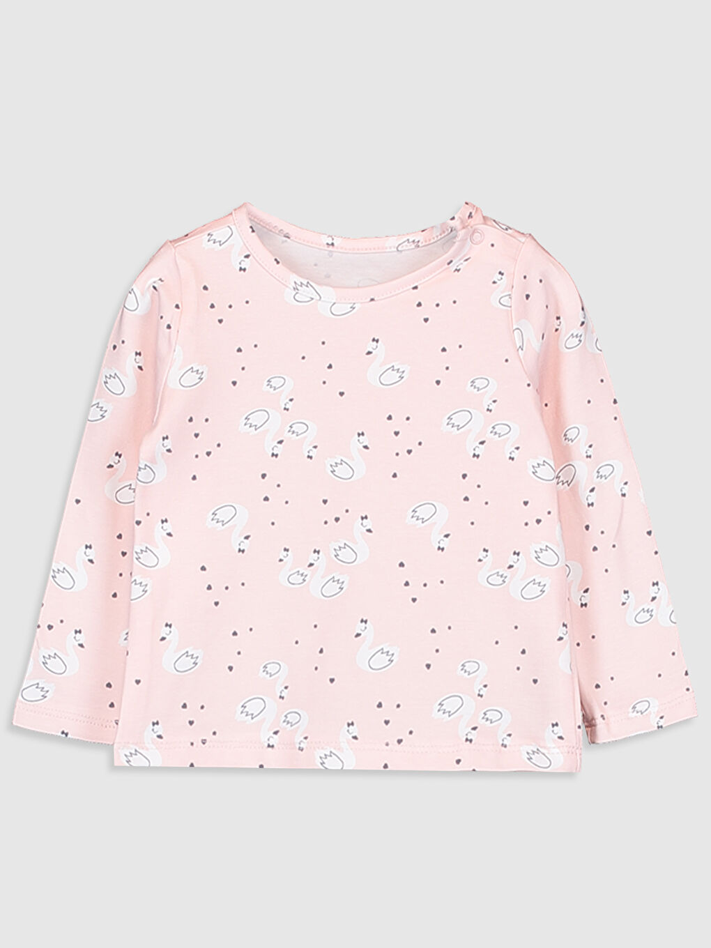 Ekru Melanj Tişört-3