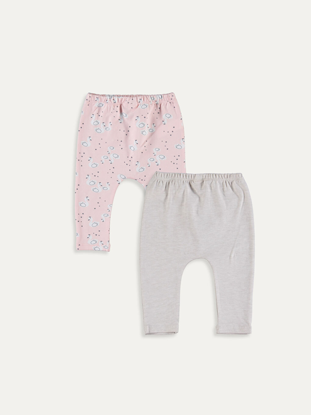 Малышки девочки экрю Брюки-1