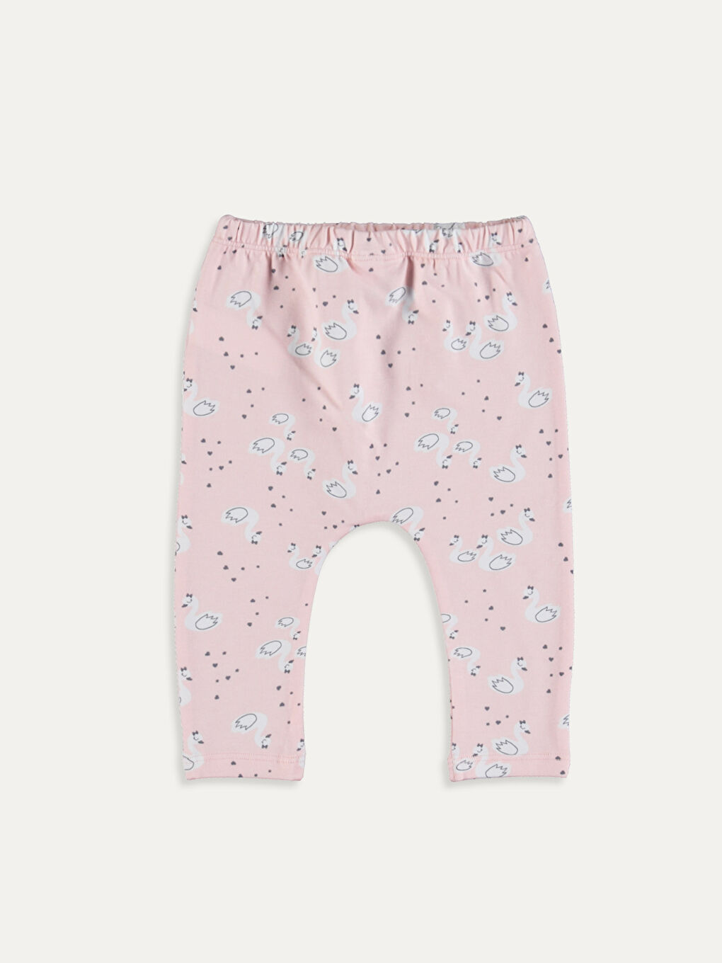 Малышки девочки экрю Брюки-3